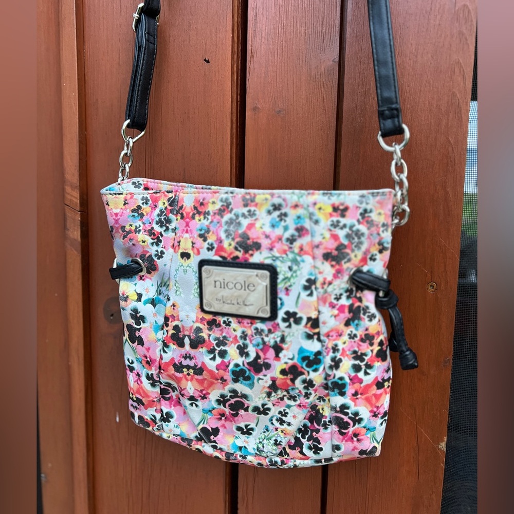Nicole by Nicole Miller Floral Handbag